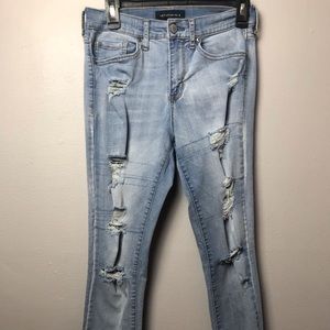 high waisted jeggings